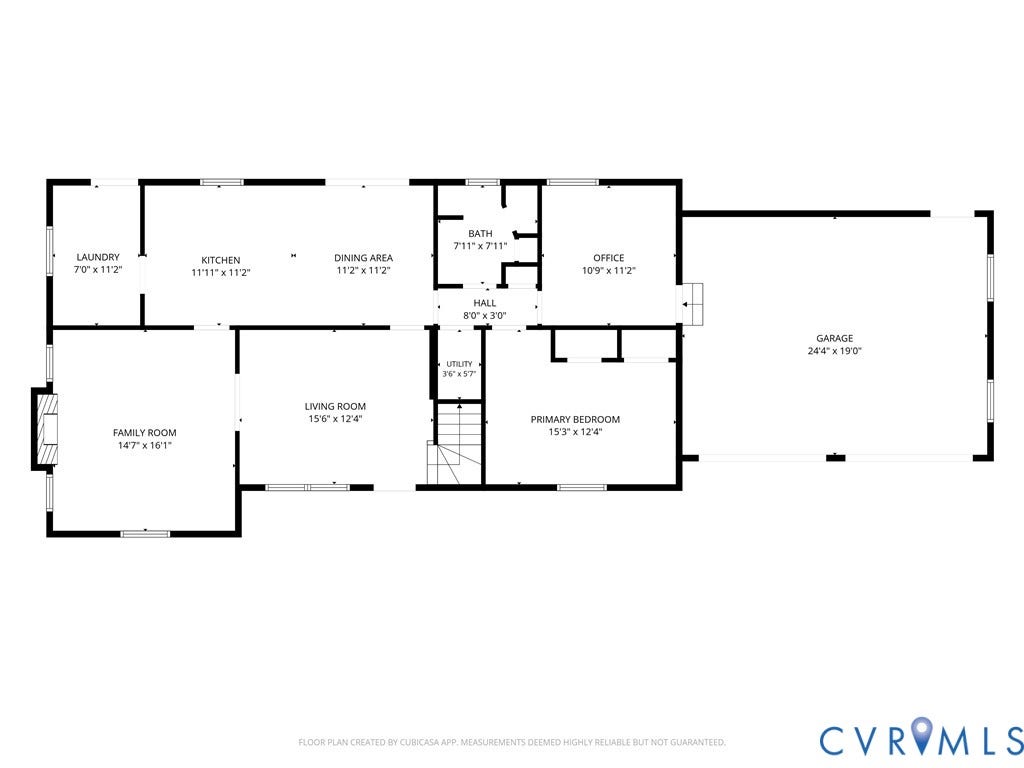 11612 Yorkdale Drive, Rivers Edge, North Prince George, VA 23860 1st floor floor plan