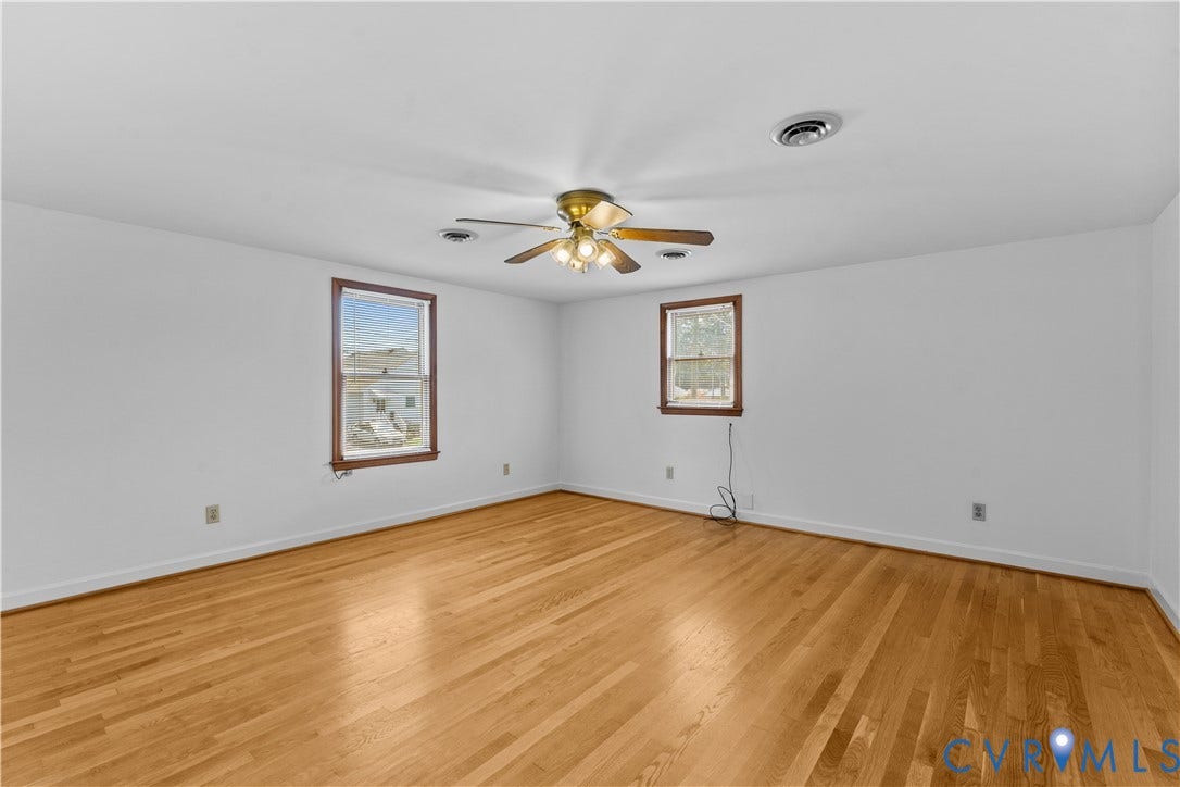 11612 Yorkdale Drive, Rivers Edge, North Prince George, VA 23860 Hardwood flooring, recessed lighting, and a ceiling fan with integrated light fixture