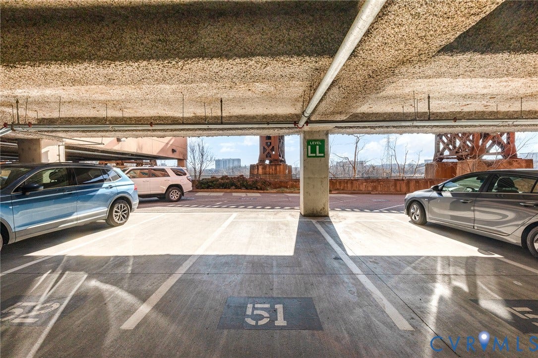 1101 Haxall Point, #709, Richmond, VA 23219 Secured access for one assigned parking space