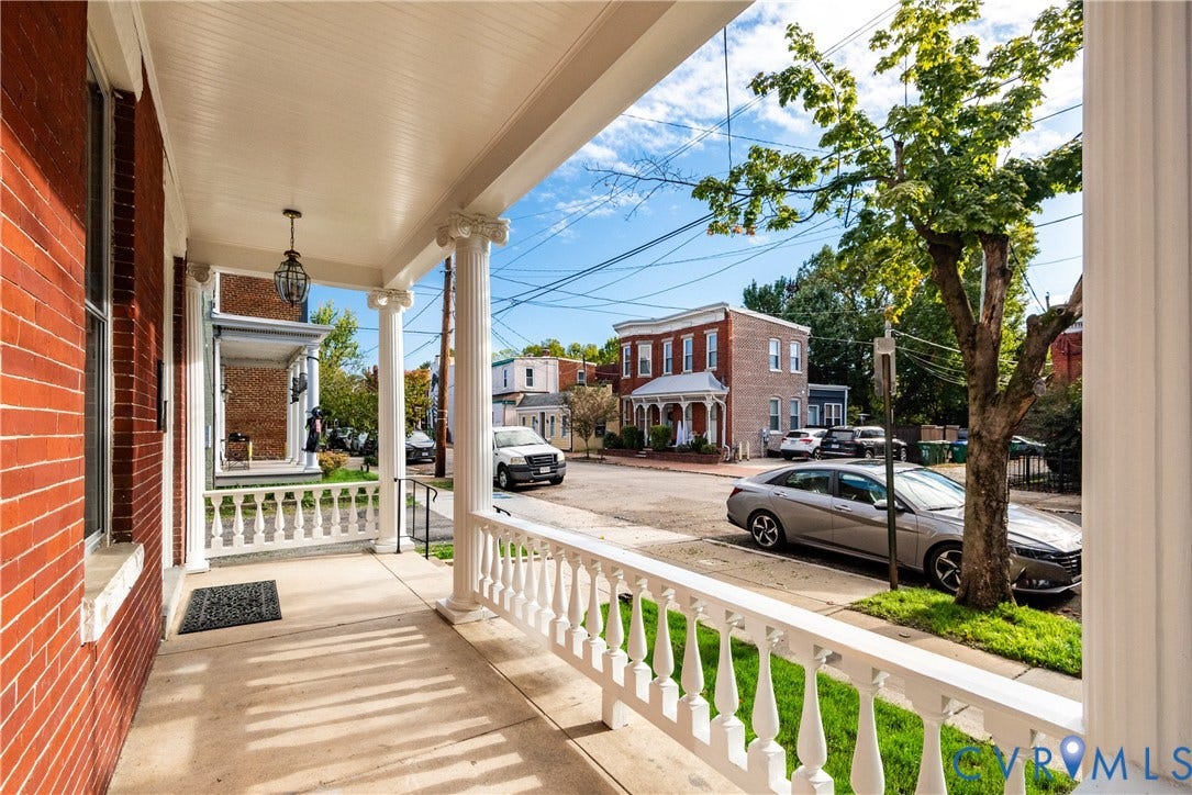 18 N Lombardy Street, The Fan, Richmond, VA 23220 Welcoming front porch