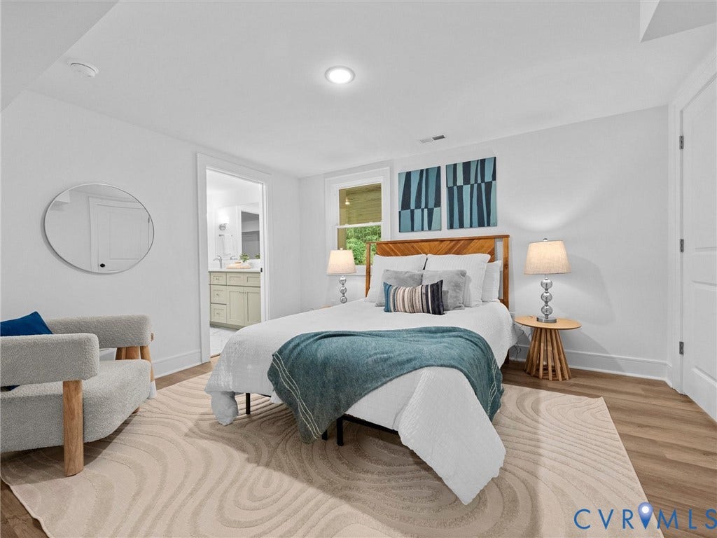 702 Westham Parkway, Westham, Henrico, VA 23229 Wood-finish flooring with white baseboards throughout
