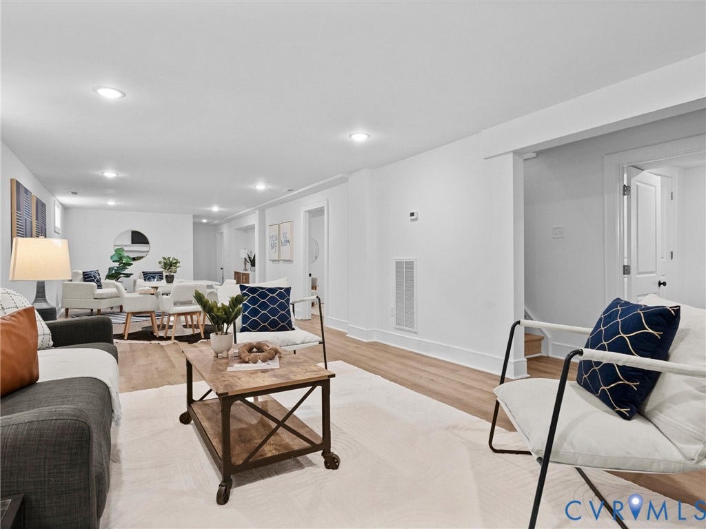 702 Westham Parkway, Westham, Henrico, VA 23229 Recessed ceiling lighting, wood-finish flooring, white baseboards, and white walls