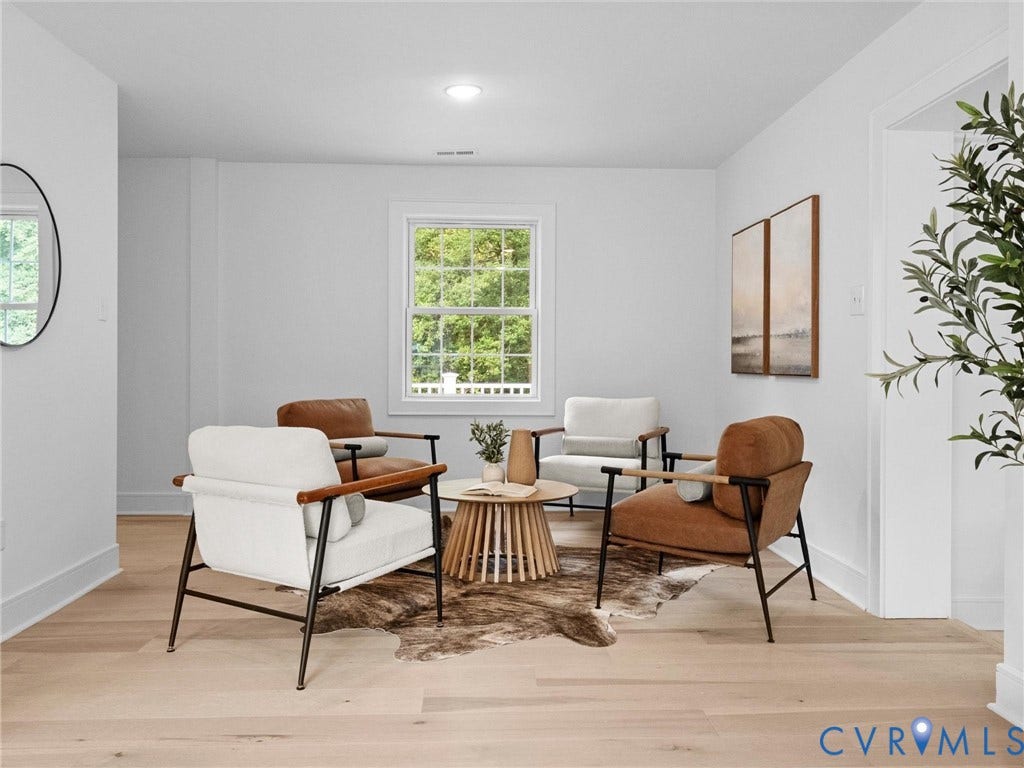 702 Westham Parkway, Westham, Henrico, VA 23229 Light wood-finish flooring, recessed lighting, and a window with natural light