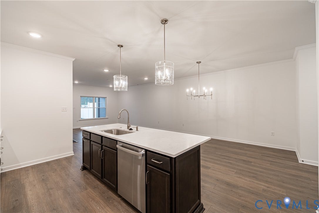 16425 Creekstone Point Avenue, The Villas At Swift Creek, Chesterfield, VA 23120 Photo from Boone Homes Gallery; photo of similar home, not home for sale; upgrades shown