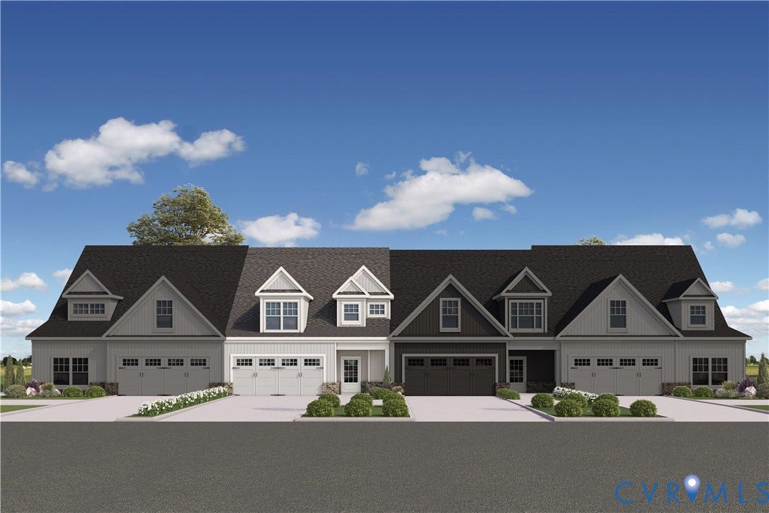 16425 Creekstone Point Avenue, The Villas At Swift Creek, Chesterfield, VA 23120 Exterior Rendering of Jackson Floor Plan