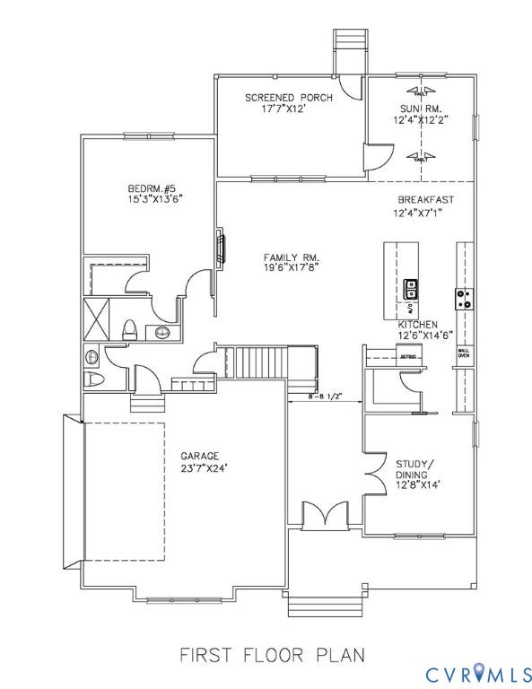 2831 Old Pump Road, The Preserve At John Rolfe, Henrico, VA 23233 Floor plan