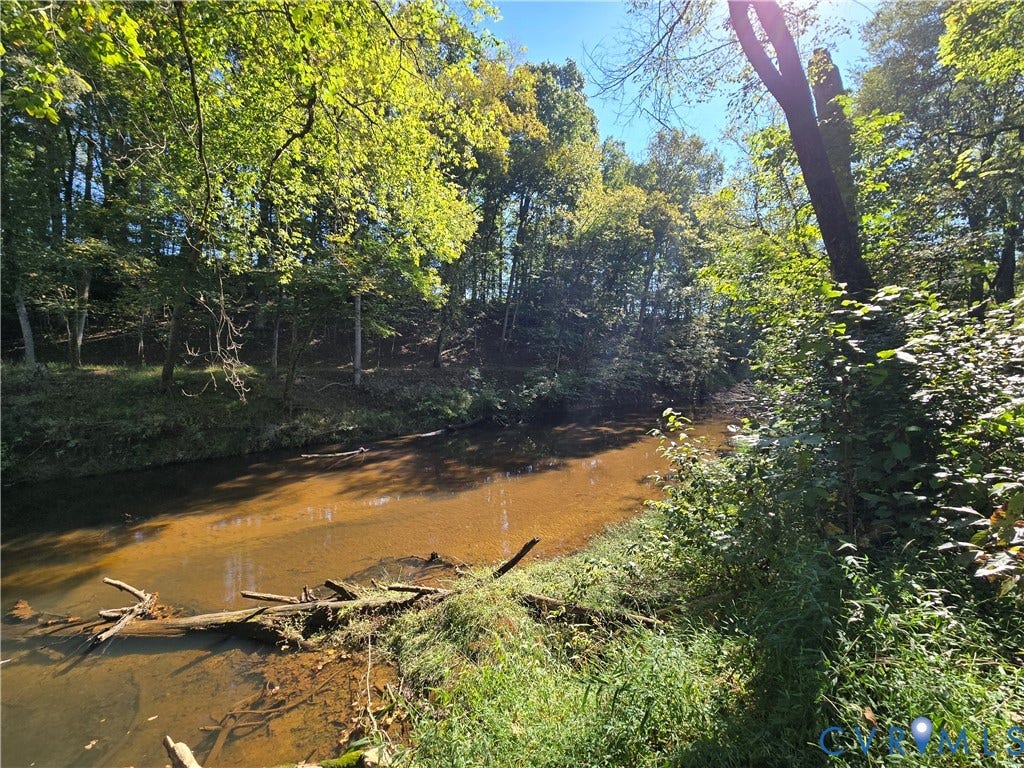 Lot 7 Saw Mill Road, Sawmill, Buckingham, VA 23901 Natural creek frontage bordered by mature woodland, deciduous trees, and varied shrubbery
