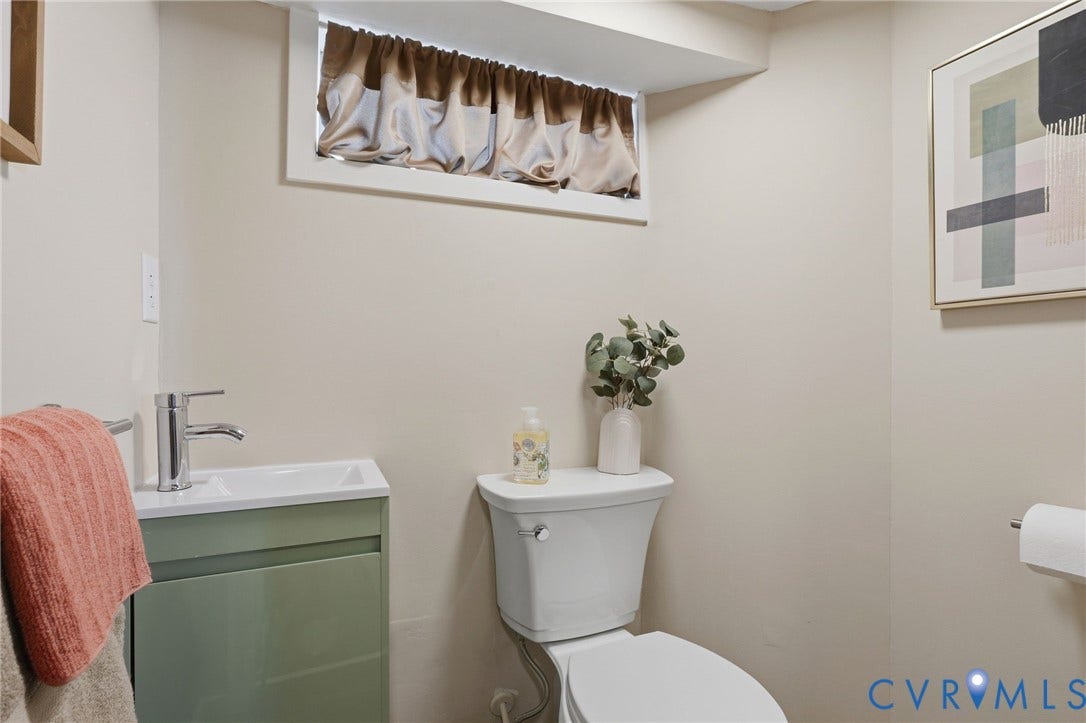 2706 Woodrow Avenue, Northside, Richmond, VA 23222 Half-bath in basement