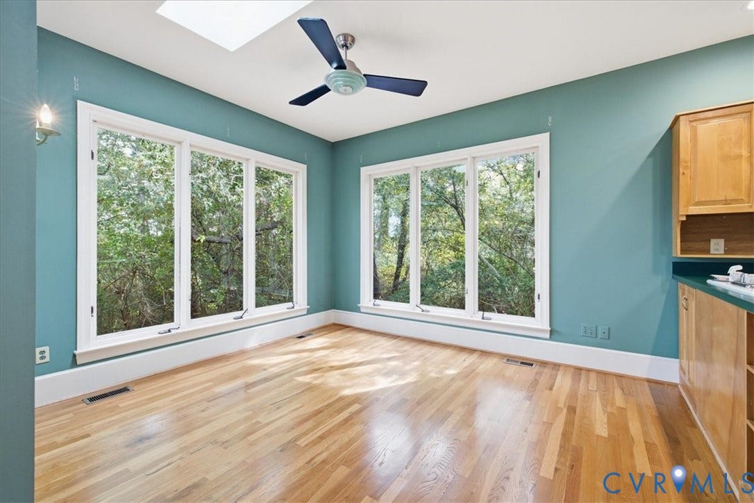 173 Waterfront Drive, Colonial Heights, VA 23834 The Kitchen is alight with windows creating a treehouse feel.