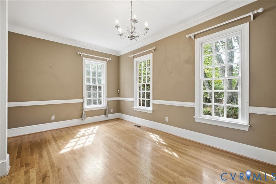 173 Waterfront Drive, Colonial Heights, VA 23834 This view is from the Entry Hall