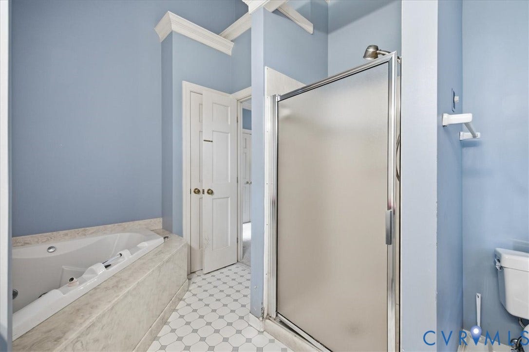 173 Waterfront Drive, Colonial Heights, VA 23834 Primary Bath Shower view.