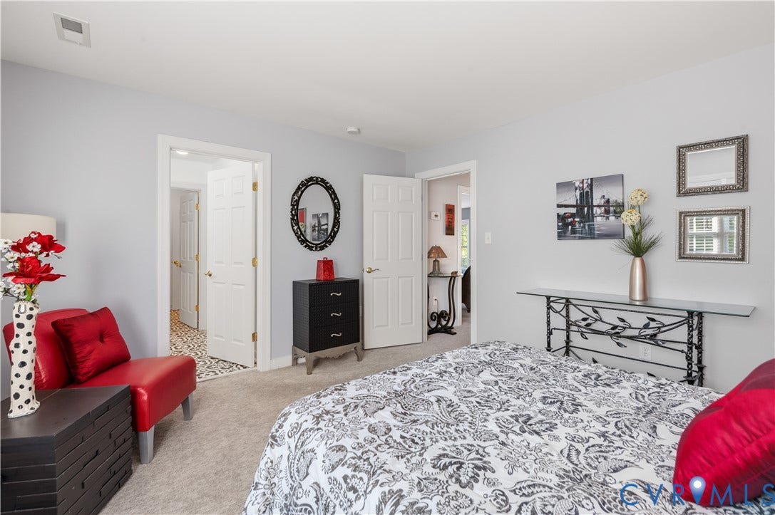 3360 Manor Grove Circle, Glen Allen, VA 23059 Room with wall-to-wall carpeting, neutral paint, and six-panel interior doors