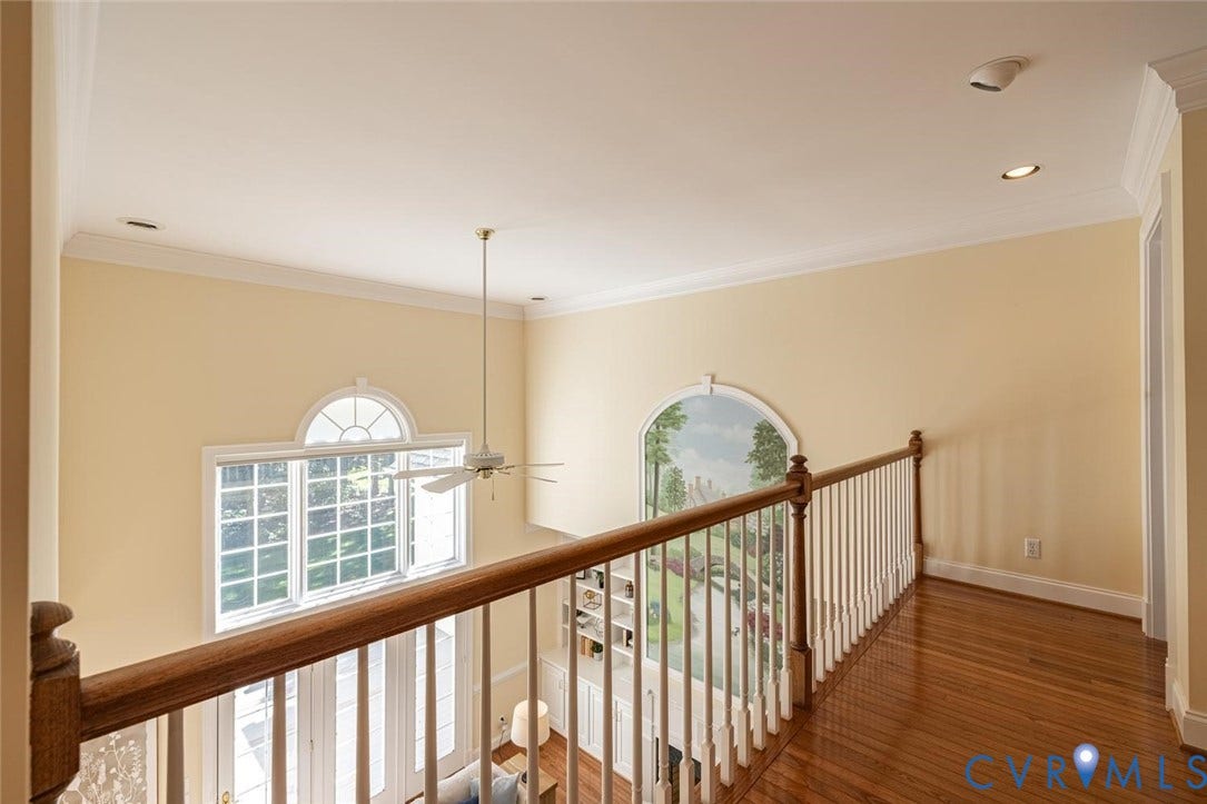 95 W Square Drive, Henrico, VA 23238 Balcony overlooks great room