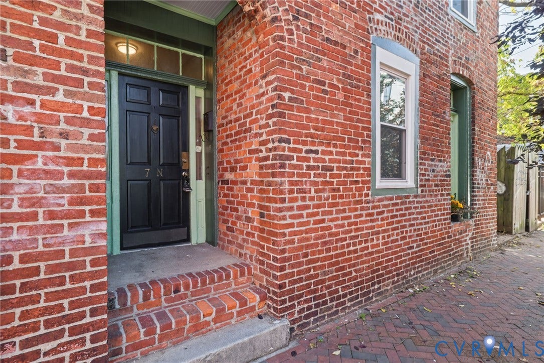 7 N 21st Street, Tobacco Row, Richmond, VA 23223 Front door and trim were just repainted and much of the brick was repointed last year.