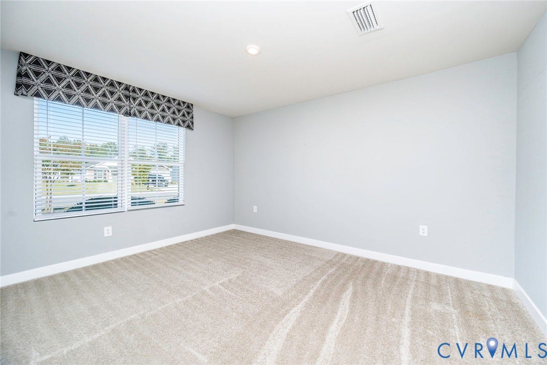 7577 Southamptonshire Way, Autum Pines, New Kent, VA 23124 Bedroom 3 with Carpet & Recessed Light