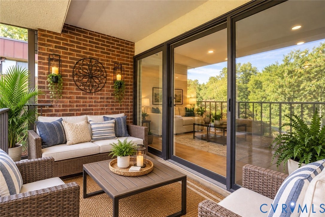 1503 Bronwyn Road, #303, Regency, Henrico, VA 23238 Cozy balcony retreat