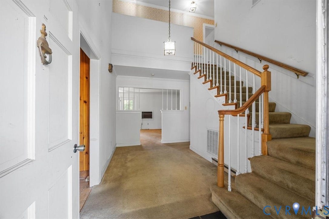 108 Jankin Lane, Sandston, VA 23150 Two story foyer with staircase to second floor