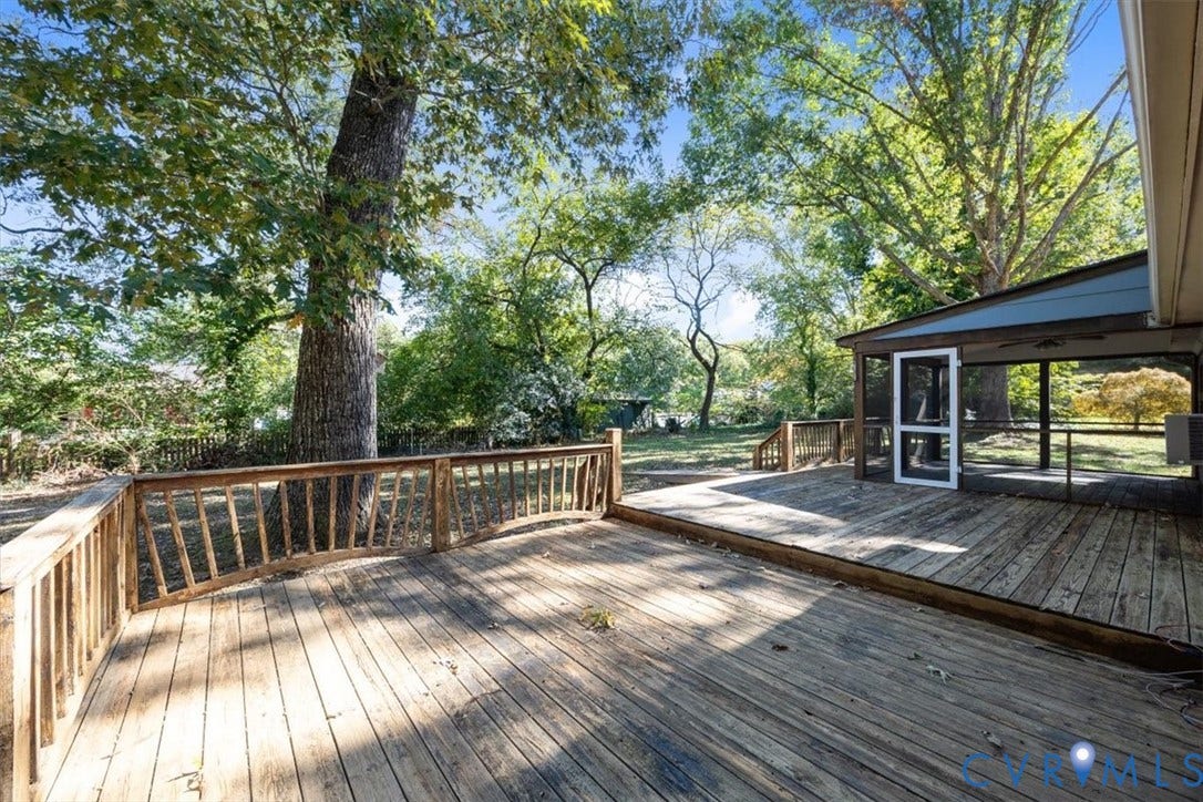 108 Jankin Lane, Sandston, VA 23150 Large back deck