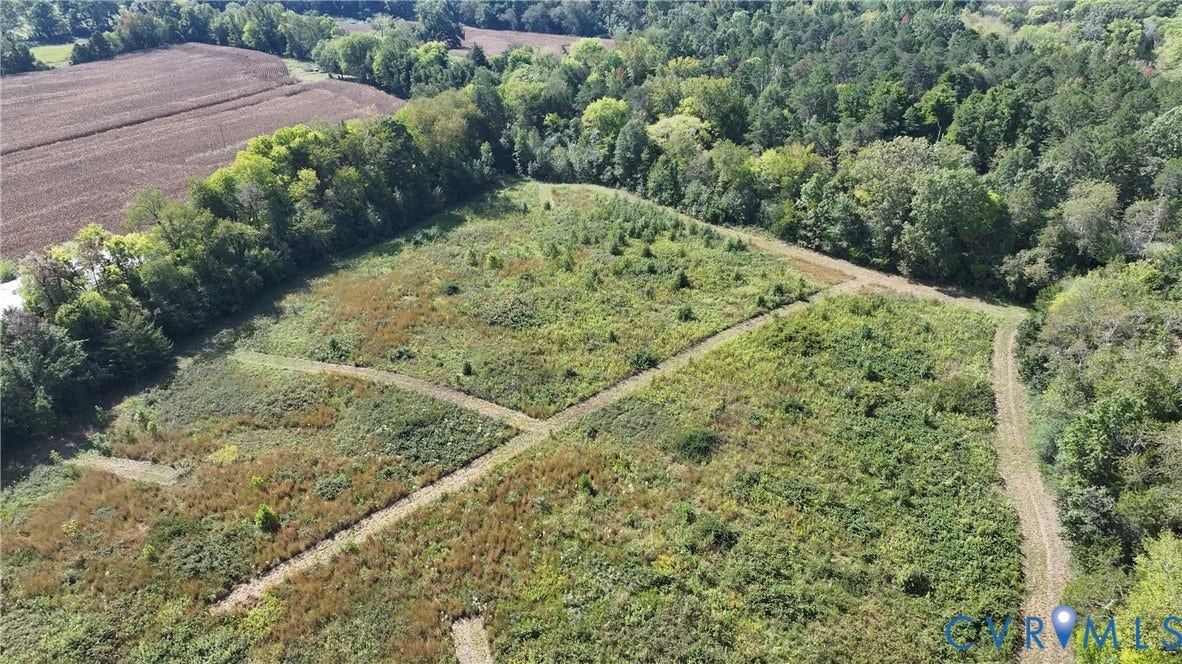0 Old River Trail, Powhatan, VA 23139 Expansive parcel of land featuring cleared pathways, dense peripheral woodlands, and varied native vegetation