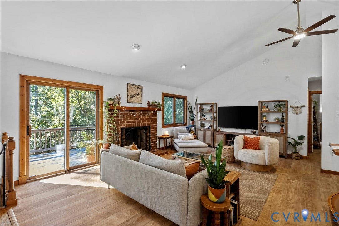 11401 Pinhook Road, Rockville, VA 23146 Living Room with access to lower-level suite!