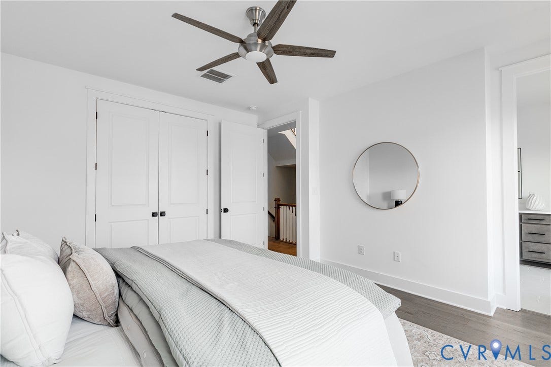 2509 M Street, Church Hill, Richmond, VA 23223 2nd Floor Primary Bed located in front.