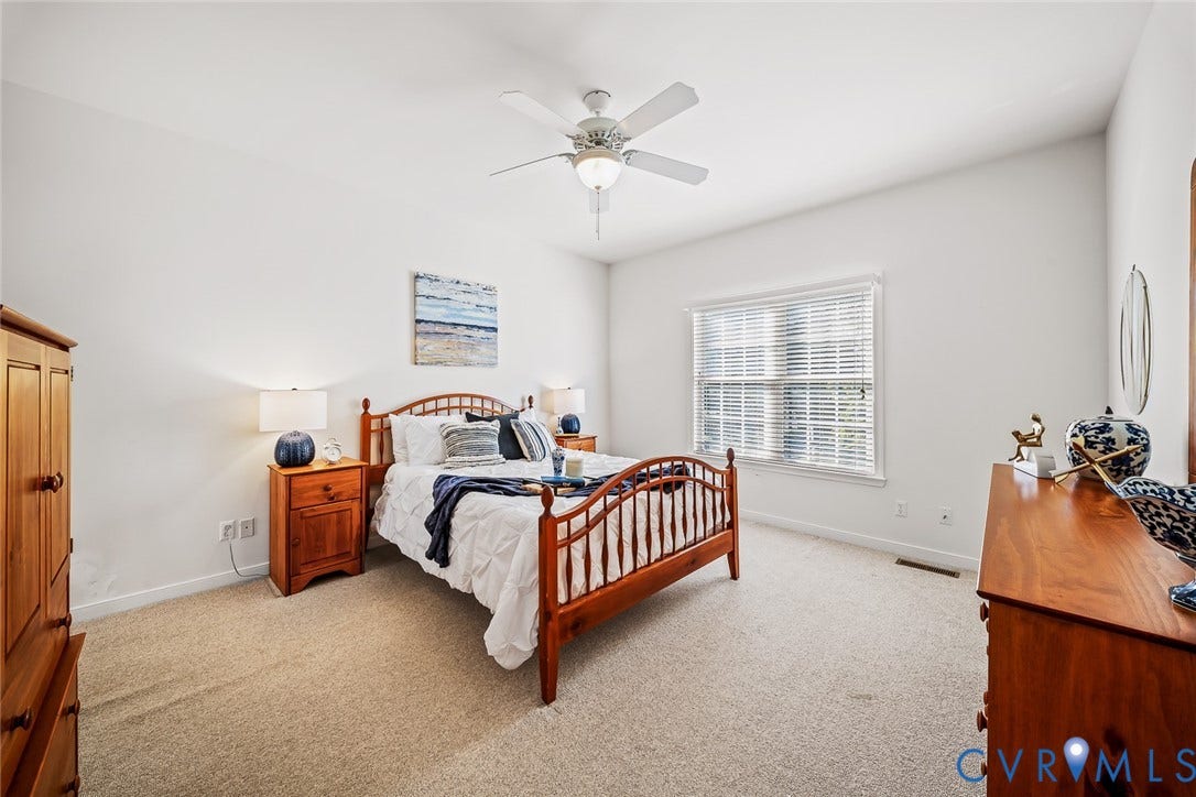 First Floor Primary with walk-in closet and ensuite