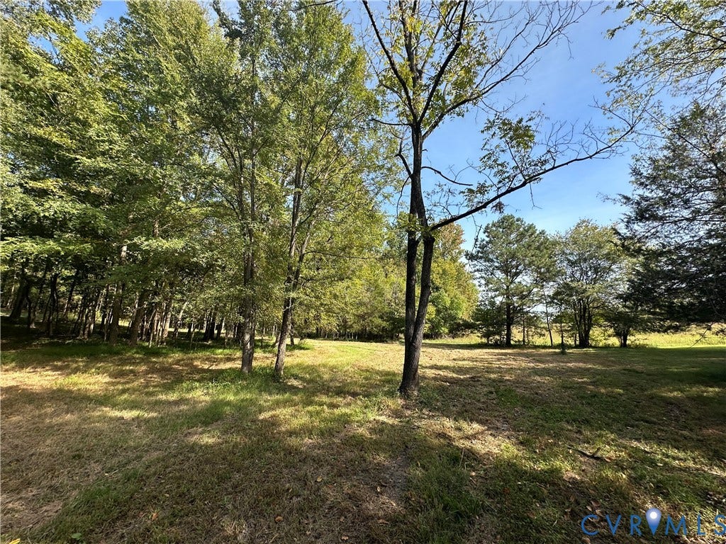 25400 SAYLERS CREEK ROAD, Deatonville, Jetersville, VA 23083 Expansive open lot featuring mature trees and established perimeter landscaping