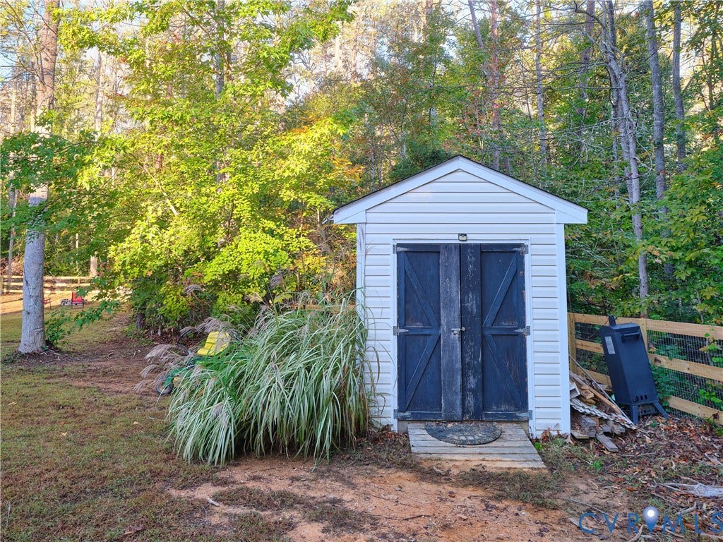444 Tillar Lane, Mineral, VA 23117 Storage shed for tools.