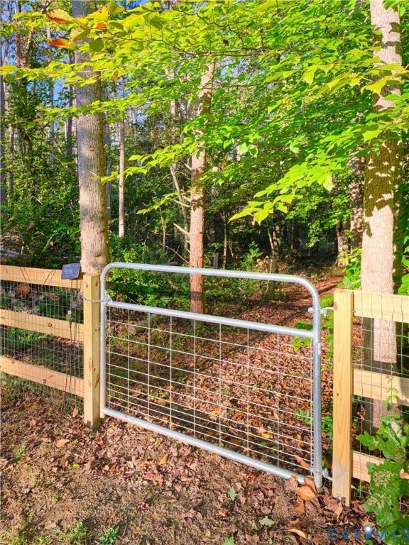 444 Tillar Lane, Mineral, VA 23117 Wide gates throughout the fencing.