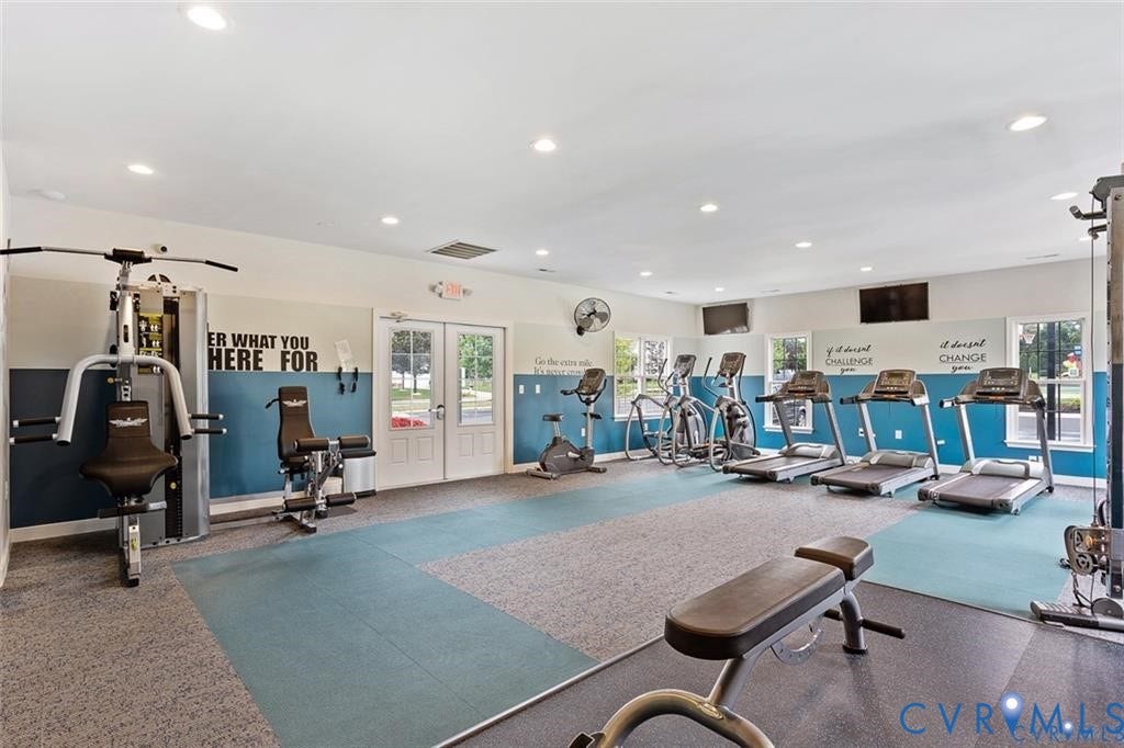 9504 Indianfield Drive, Mechanicsville, VA 23116 Community Gym is included with HOA dues