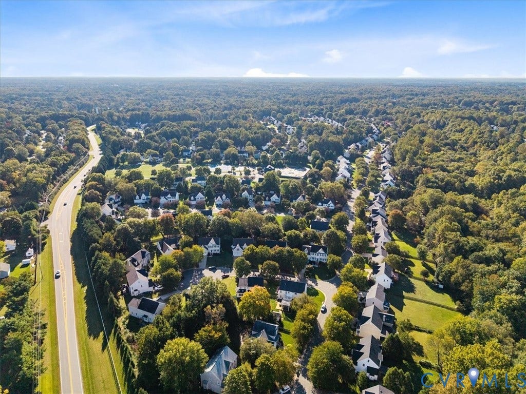 9504 Indianfield Drive, Mechanicsville, VA 23116 Indianfield Drive is on the right with the big green backyards.