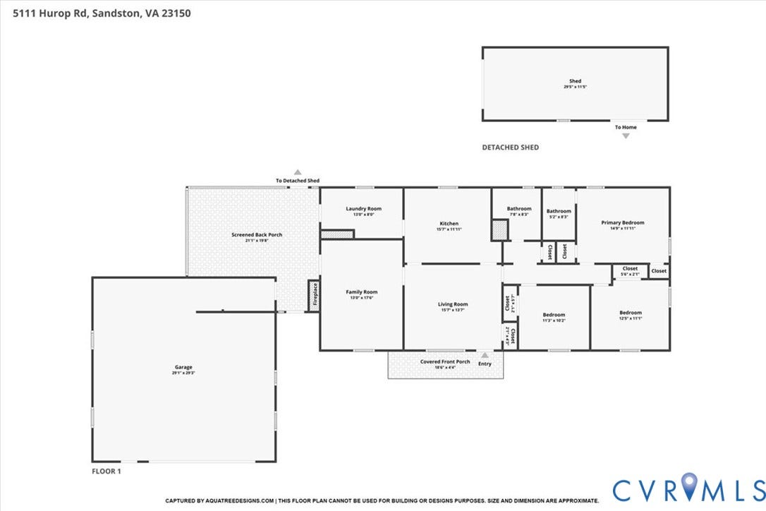 5111 Hurop Road, Sandston, VA 23150 Floor plan