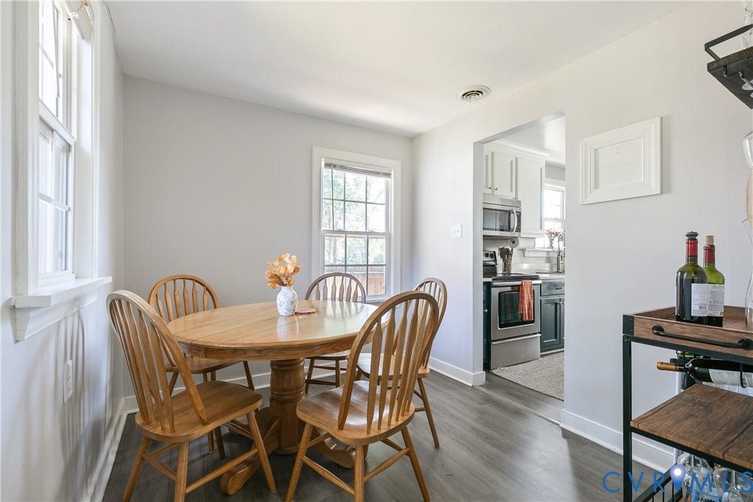 2108 Parkside Avenue, Henrico, VA 23228 Multi-pane windows, wood-finish flooring, and neutral wall tones