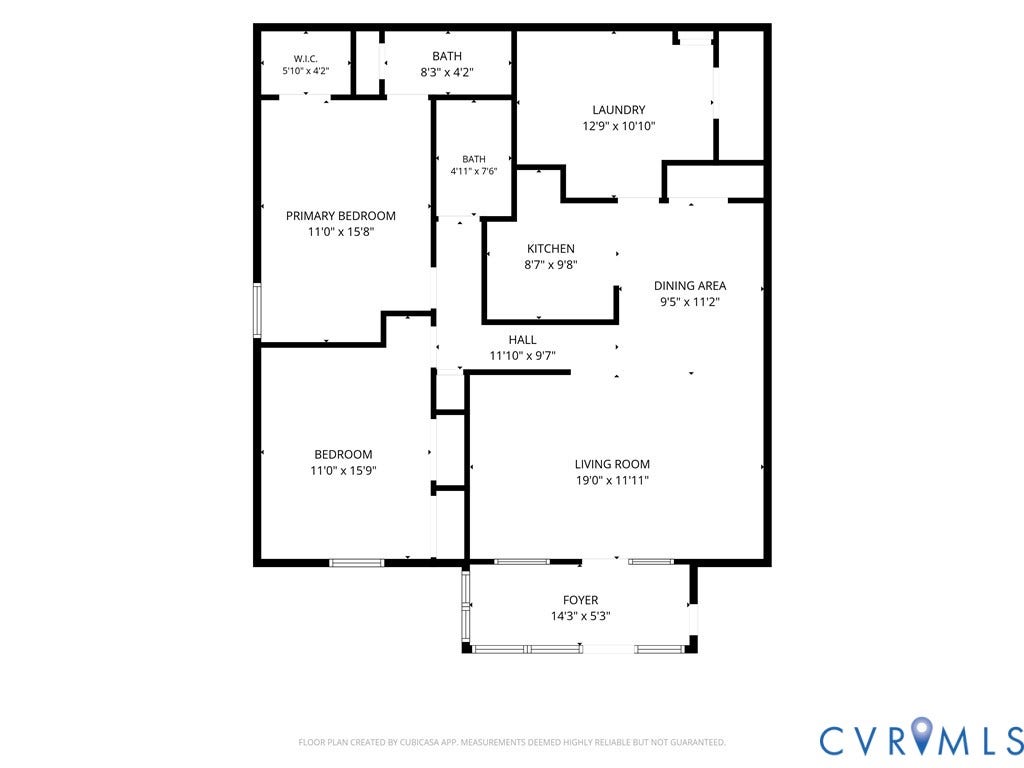 4 Millstone Road, The Hamlet, Henrico, VA 23228 Floor plan