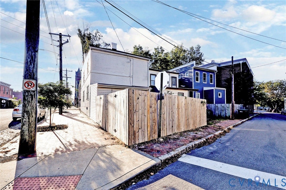 730 N 23RD Street, Union Hill, Richmond, VA 23223 Corner lot with fenced in private back yard.