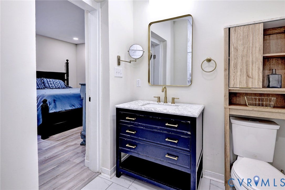 730 N 23RD Street, Union Hill, Richmond, VA 23223 En suite with tile flooring and shower.