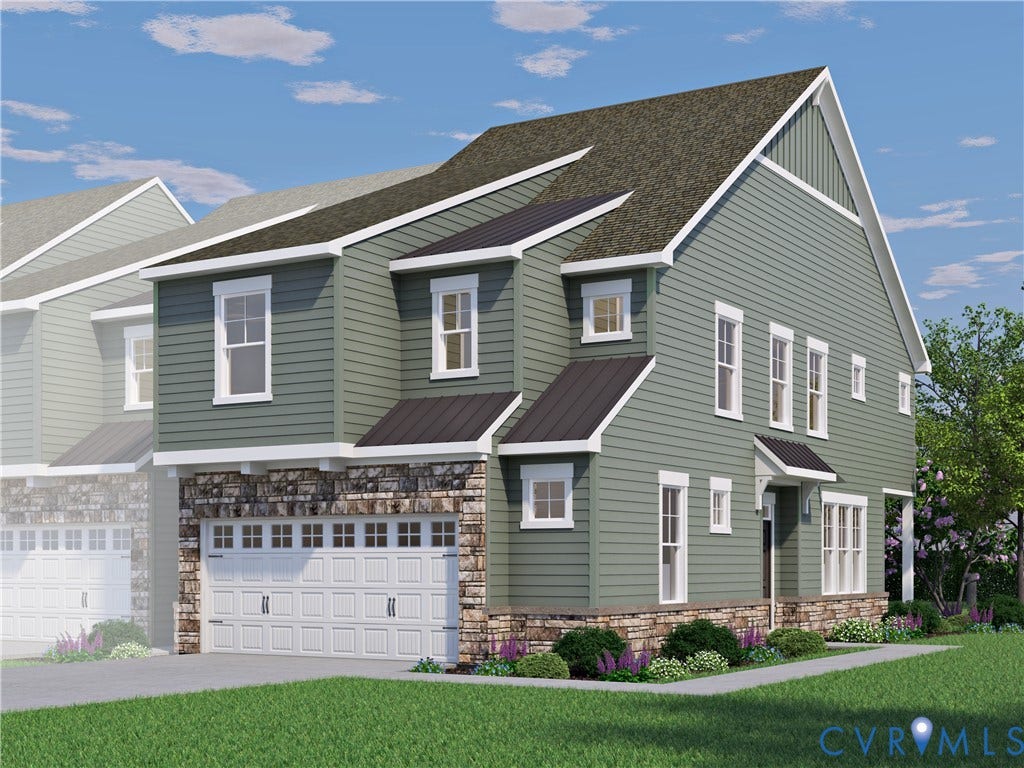10975 Rushing Rapids Lane, River Mill Townhomes, Glen Allen, VA 23059 Willow B - Home is under construction. Photo is from builder's library and shown as example only (colors, features and options will vary).