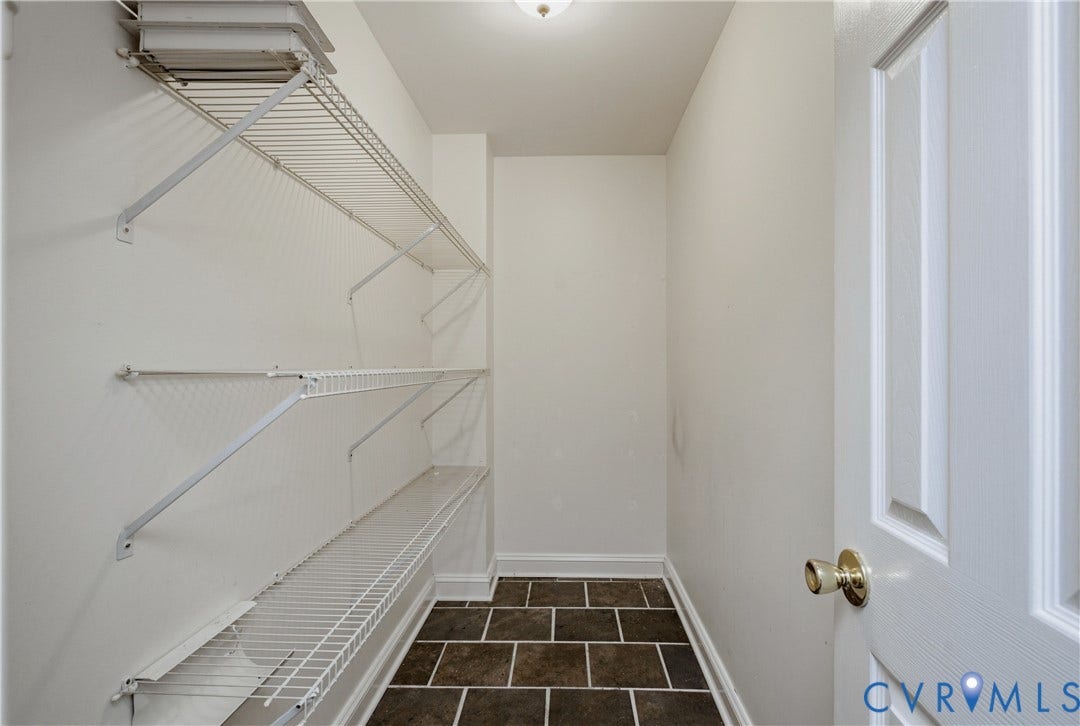 11400 County Drive, Prince George, VA 23842 Storage featuring multi-tier wire shelving, ceramic tile flooring