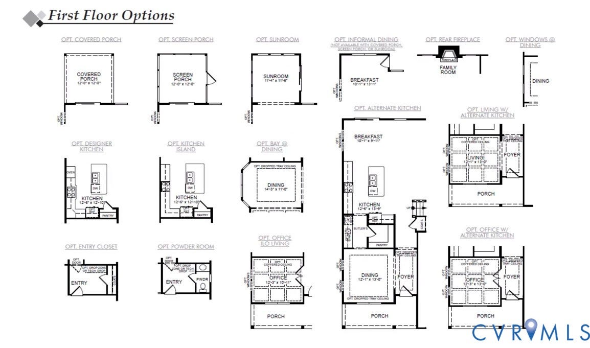 5048 Lorkimwood Road, Lawson Mill, Chesterfield, VA 23832 First Floor Options