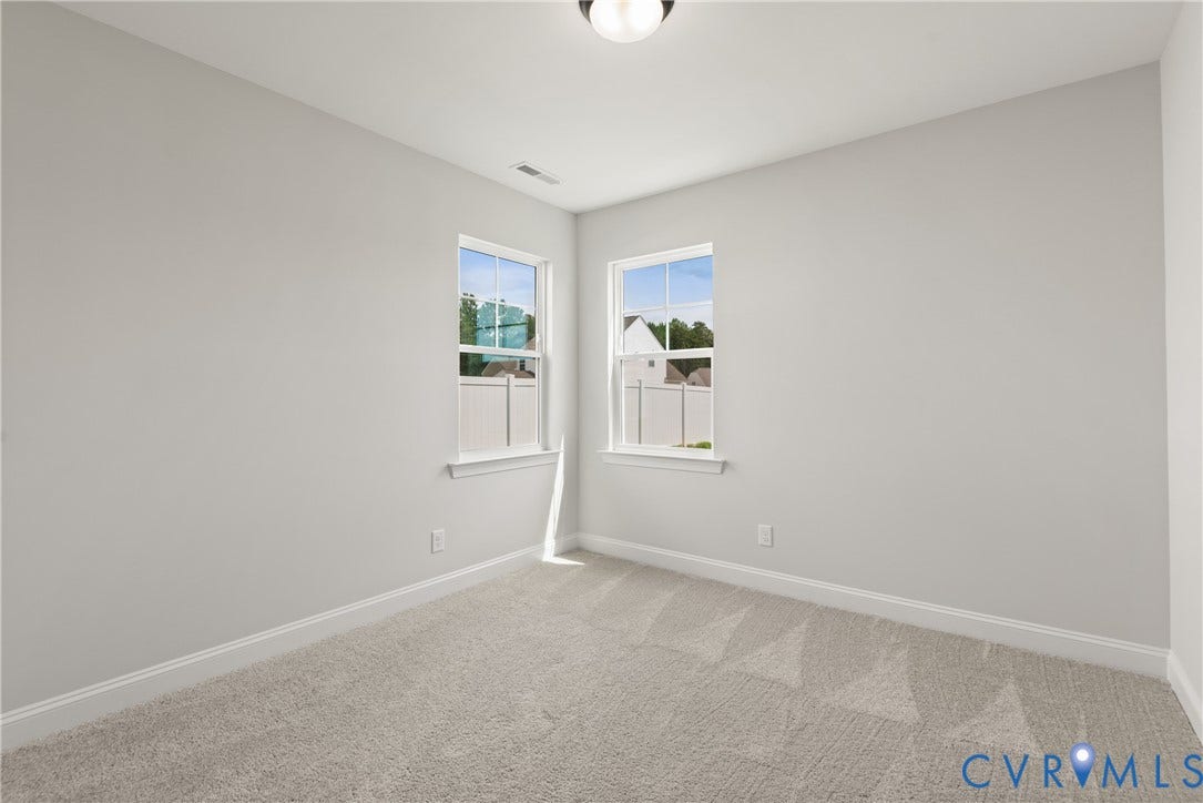 5036 Lorkimwood Road, Lawson Mill, Chesterfield, VA 23832 First Floor Guest Suite. This home is TO BE BUILT. The photo represents the plan, not the actual home. Design selections may vary.