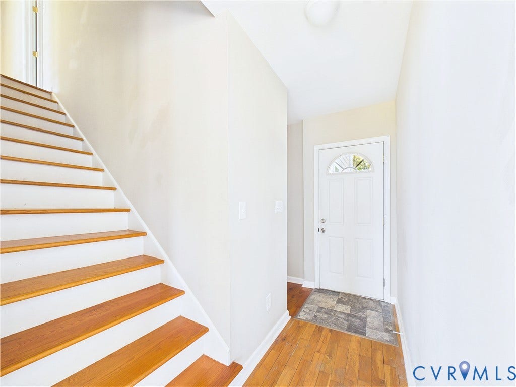 6502 Nutbush Road, Rural Countryside, Lunenburg, VA 23942 Stairs to upper level primary suite