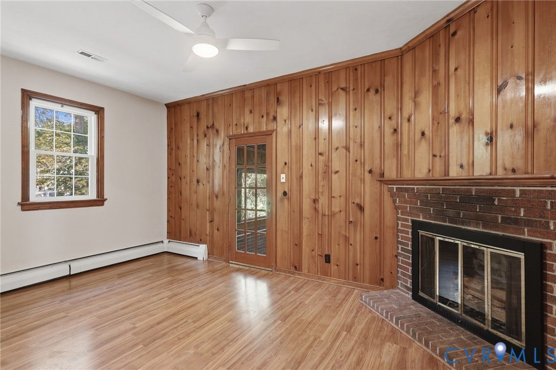 3925 Hickory Road, Southampton, Richmond, VA 23235 Family room with fireplace