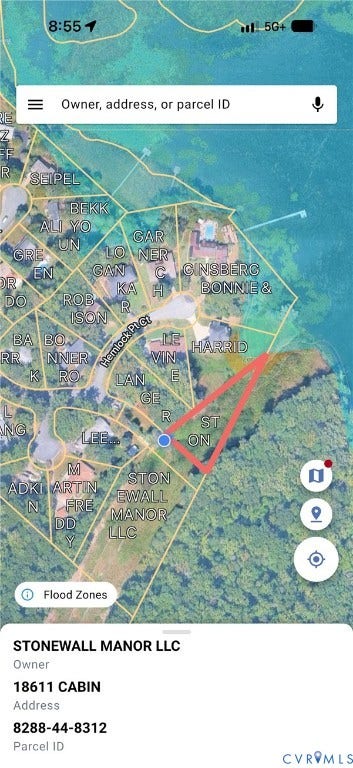 GIS Parcel Map. Identifying the recorded boundaries and ownership information for the property