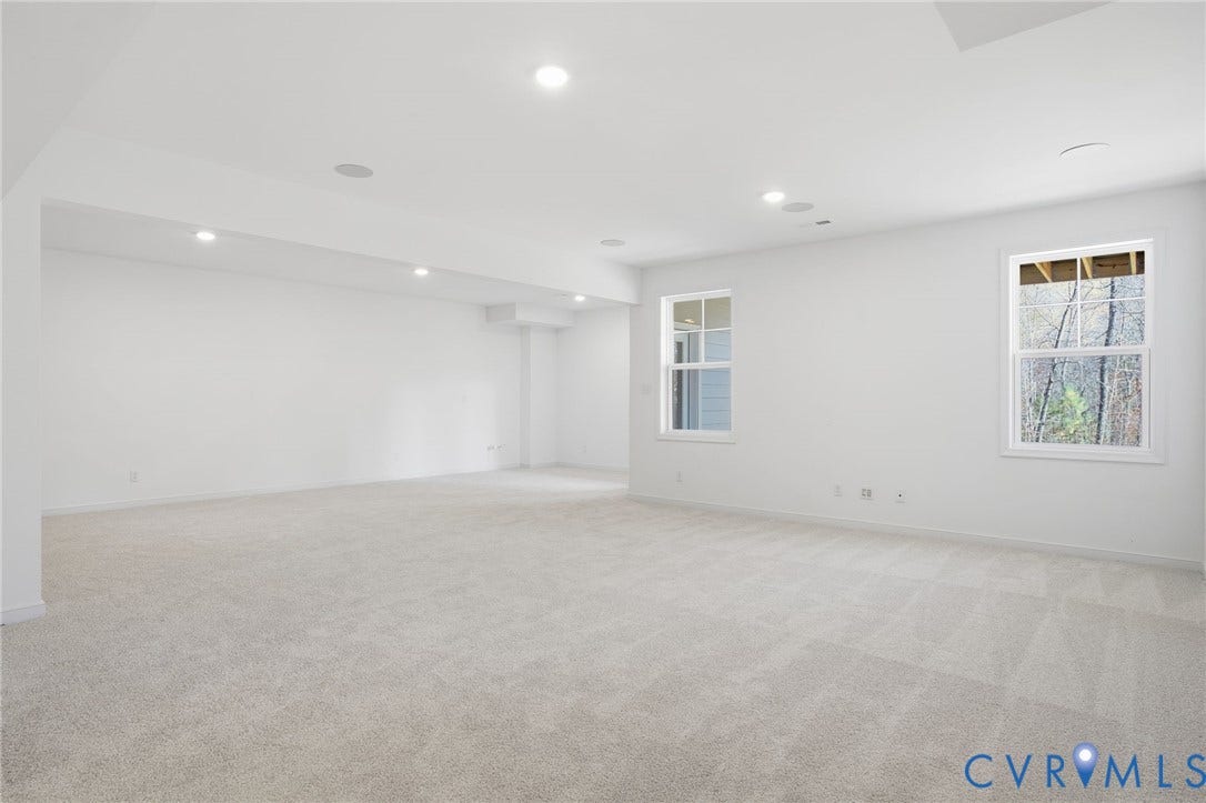 9991 Boschen Woods Place, Boschen Woods, Chesterfield, VA 23838 Basement -Photo represents the actual home