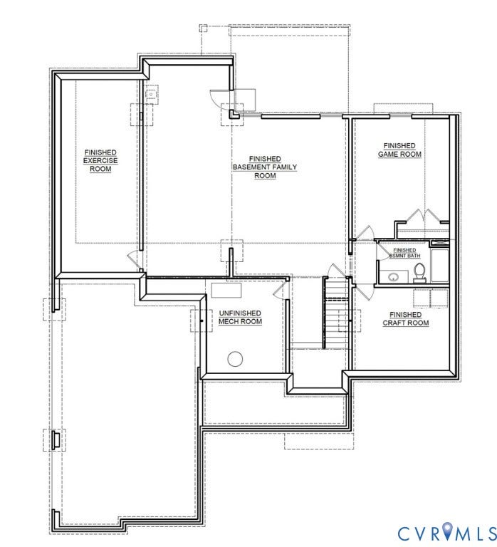 9991 Boschen Woods Place, Boschen Woods, Chesterfield, VA 23838 Basement