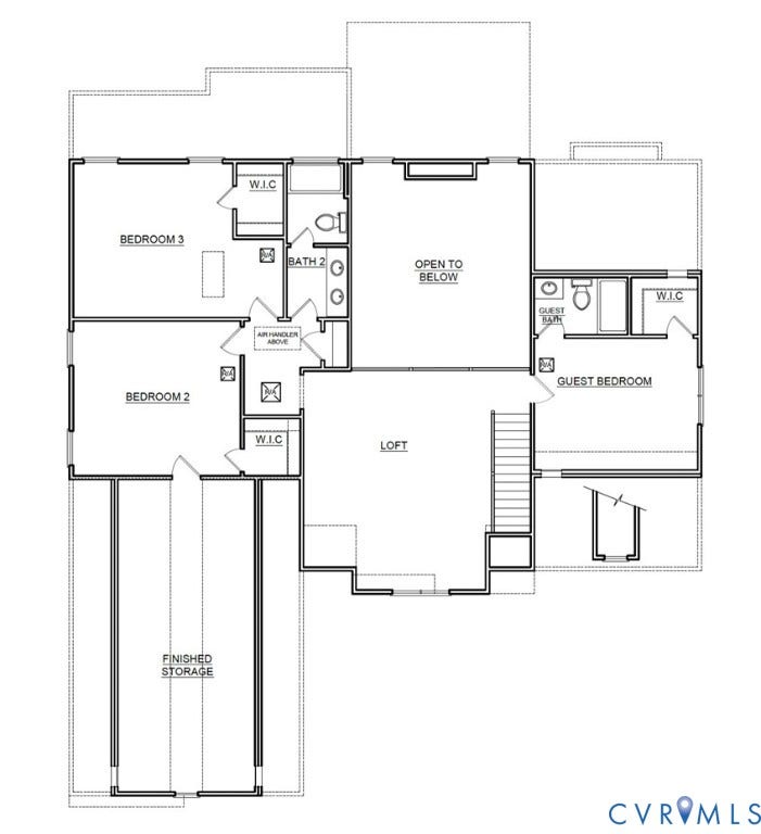 9991 Boschen Woods Place, Boschen Woods, Chesterfield, VA 23838 Second Floor