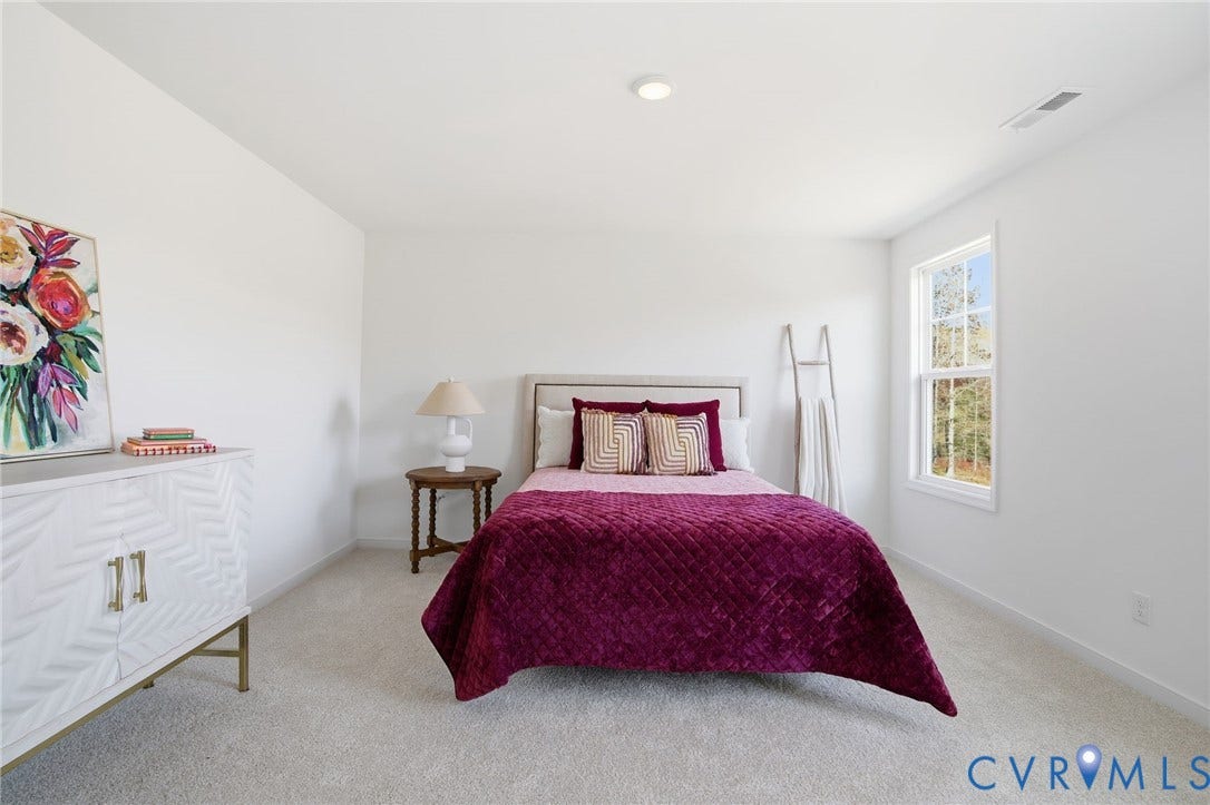 9991 Boschen Woods Place, Boschen Woods, Chesterfield, VA 23838 Bedroom -Photo represents the actual home