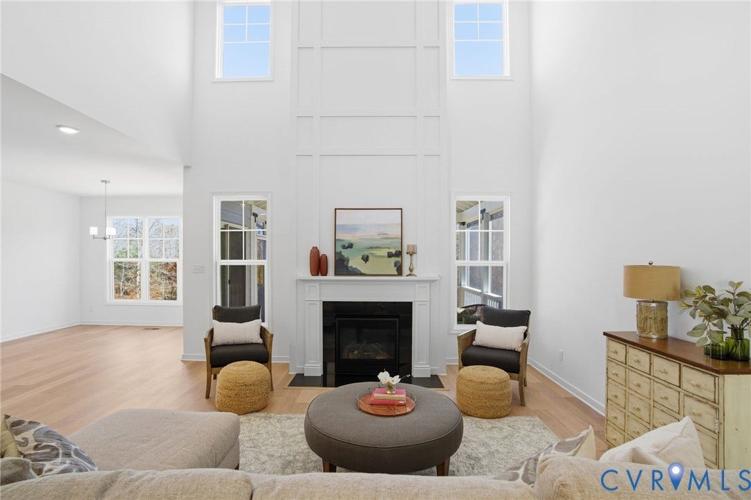 9991 Boschen Woods Place, Boschen Woods, Chesterfield, VA 23838 Great Room -Photo represents the actual home