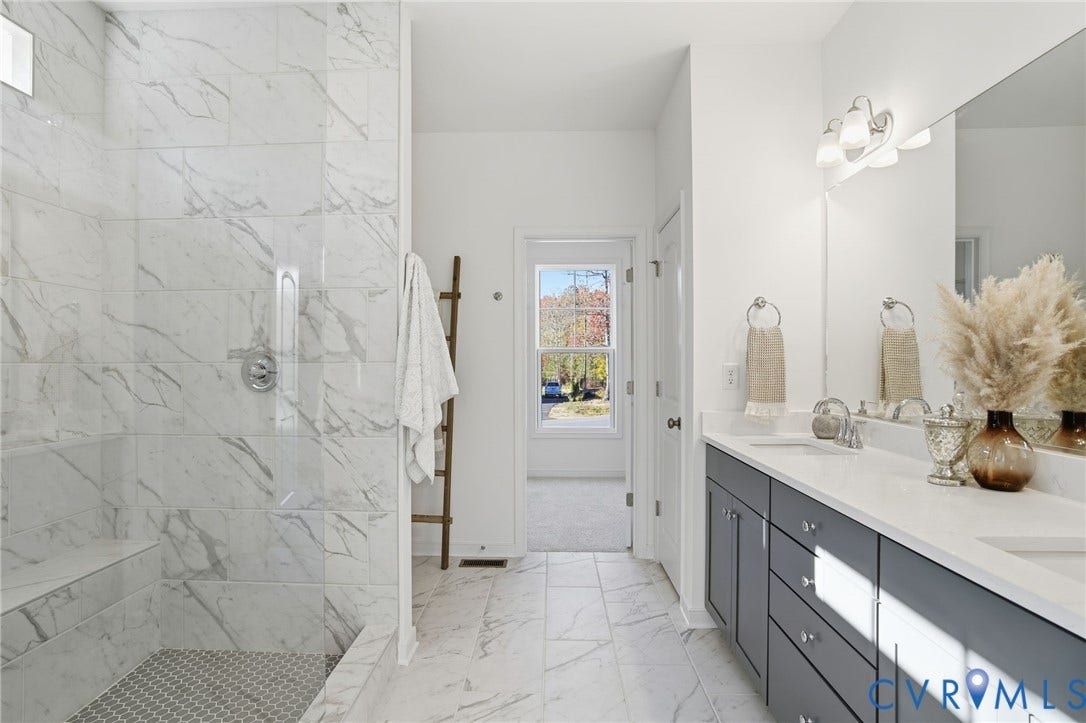 9991 Boschen Woods Place, Boschen Woods, Chesterfield, VA 23838 Primary Bathroom -Photo represents the actual home