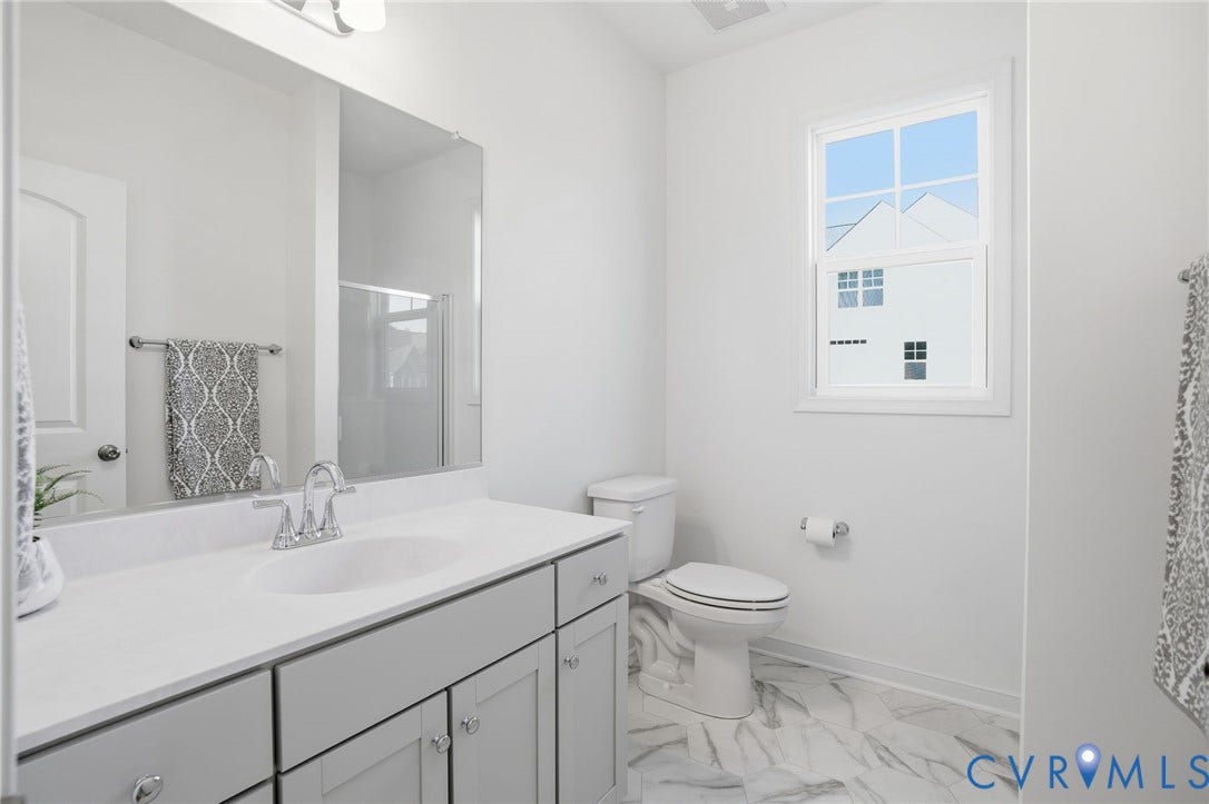 9991 Boschen Woods Place, Boschen Woods, Chesterfield, VA 23838 Bathroom -Photo represents the actual home
